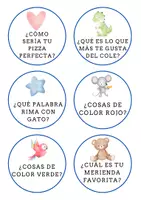 Vista previa - Tarjetas / Manipulativos - Juego estimulación del lenguaje - página 3
