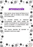 Vista previa - Unidades / Secuencias / Situaciones de Aprendizaje - Abecedario Pascua - página 1
