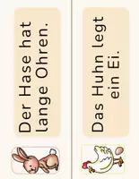 Vorschau - Arbeitsblätter - Schleichdiktat/ Laufdiktat Ostern 1. und 2.Klasse - Seite 3