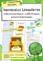 Vorschau - Fördermaterial/Inklusion - Individuelle Lernwörter – Rechtschreibförderung für LRS-Kinder ab Klasse 2 - Deckblatt