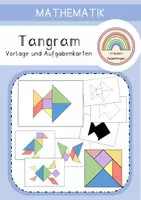 Vorschau - Arbeitsblätter - Tangram - Vorlagen und Aufgabenkarten - Deckblatt