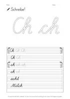Vorschau - Arbeitsblätter - Schreibschrift (SAS) lernen, Buchstaben schreiben (Buchstabenverbindungen) - Seite 3