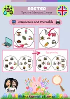 Aperçu - Jeux - EASTER – Spot the Identical Image (Interactive & Printable) - Page de couverture