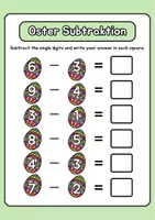 Vorschau - Arbeitsblätter - Rechnen Ostern/Frühling Zahlenraum 20+ Arbeitsblätter - Seite 3
