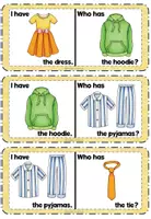 anteprima - Materiale interattivo - Clothes Loop Cards Game for ESL Classes! 👗🧢🧦 - Pagina 2