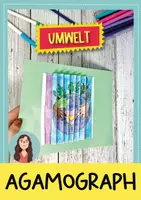 Vorschau - Mal- und Bastelvorlagen - Umwelt-Bastelidee: Agamograph / Zickzackbild – Nachhaltiges Basteln für Kinder - Deckblatt