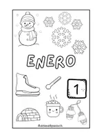 Vista previa - Hojas de trabajo - Los meses de Año - página 1
