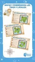 Vista previa - Refuerzo / NEE / Materiales de apoyo - MAPAS Y COORDENADAS. LEE, TRAZA Y LOCALIZA - Portada
