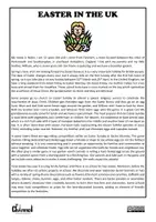 Aperçu - Feuilles d'exercices - EASTER IN THE UK – Reading Comprehension - Page 1