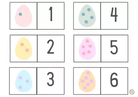 Vista previa - Unidades / Secuencias / Situaciones de Aprendizaje - Cuenta y asocia: Huevos de Pascua - página 2