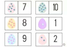 Vista previa - Unidades / Secuencias / Situaciones de Aprendizaje - Cuenta y asocia: Huevos de Pascua - página 3