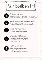 Vorschau - Poster - Bewegungspause - Zwischenstundengestaltung - Seite 1