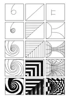 Vorschau - Mal- und Bastelvorlagen - Zeichenanleitungen OP-Art, Teil 3, Schritt für Schritt - Seite 2