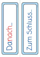 Vorschau - Lehrpläne/Lehrermaterial - „Heute machen wir...“-Karten für die 1. Klasse (blau) - Seite 2