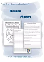 Vorschau - Stundenentwürfe - Bundesländer: Meine Hessen Mappe - Deckblatt