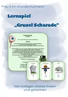 Vorschau - Spiele - Lernspiel "Grusel-Scharade" - Deckblatt
