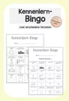 Vorschau - Arbeitsblätter - Kennenlern - Bingo (Schulstart) - Deckblatt