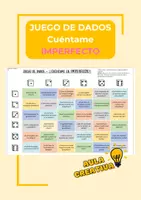 Vista previa - Juegos / Gamificación - ELE Juego de Dados - Cuéntame en Imperfecto - Portada