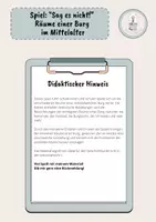 Vorschau - Spiele - Spiel: “Sag es nicht!” - Räume einer Burg im Mittelalter - Seite 1