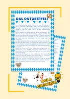 Vista previa - Hojas de trabajo - Das Oktoberfest (texto y hoja de trabajo) Alemán - Portada