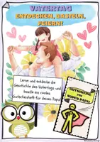 Vorschau - Arbeitsblätter - VATERTAG, Entdecken, Basteln, Feiern! - Deckblatt