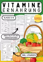 Vorschau - Arbeitsblätter - Alles über Vitamine – Arbeitsblätter für Ernährung und Haushalt / Hauswirtschaft (Klasse 5-8) - Deckblatt