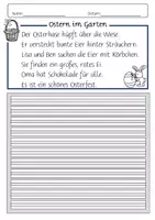 Vorschau - Arbeitsblätter - Abschreibtexte Frühling Klasse 1 und 2 - Deutsch/ DaZ/ DaF - Seite 2