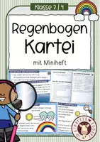 Vorschau - Unterrichtsreihen - Regenbogen erforschen Grundschule – Experimente, Wissenskartei & Miniheft (Sachunterricht Klasse 3/4) - Deckblatt