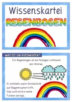 Vorschau - Unterrichtsreihen - Regenbogen erforschen Grundschule – Experimente, Wissenskartei & Miniheft (Sachunterricht Klasse 3/4) - Seite 1