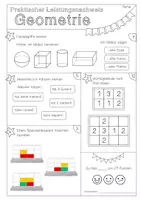 Vorschau - Mal- und Bastelvorlagen - Materialpaket Geometrie - Körper, Würfelgebäude und Baupläne, Ansichten - Seite 2