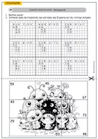 Vorschau - Arbeitsblätter - Rechenpuzzle Schriftliche Division - Teiler einstellig - Seite 2