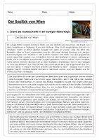Vorschau - Arbeitsblätter - Sage: Der Basilisk von Wien - Deckblatt
