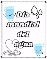 Vista previa - Hojas de trabajo - Día mundial del agua - Portada