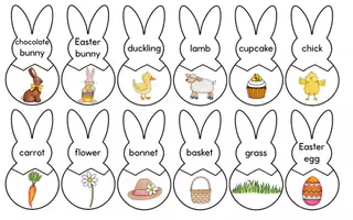 anteprima - Esercizi - Easter Vocabulary Puzzles & Worksheets - Pagina 1