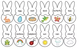 anteprima - Esercizi - Easter Vocabulary Puzzles & Worksheets - Pagina 2