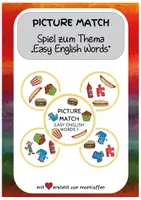 Vorschau - Spiele - Easy englisch words - Picture Match (kostenloses Set) - Deckblatt