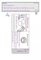 Vorschau - Arbeitsblätter - Aschermittwoch, Karwoche & Ostern Klasse 1-2: Riten & Bräuche Leporello Religion - Seite 2