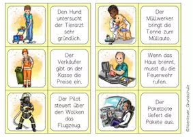 Vorschau - Spiele - Berufe Lesedomino - Seite 3