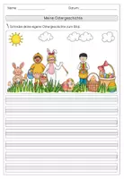 Vorschau - Arbeitsblätter - Freies Schreiben Ostern Klasse 1/2 - Seite 3