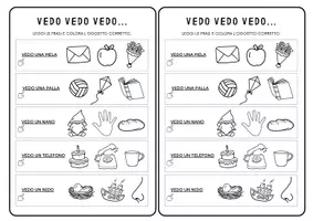 anteprima - Esercizi - VEDO VEDO - Pagina di copertina