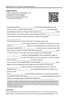 Vorschau - Arbeitsblätter - Lernplakat + Arbeitsblätter zum Thema "Kasperletheater" (Lückentext, Hörverstehen) + Lösung & MP3 + Mindmap + Infografik - Seite 1