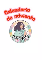 Vista previa - Decoración del aula - CALENDARIO ADVIENTO CON DINÁMICAS - Portada