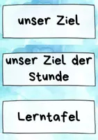 Vorschau - Poster - Stunde und Thema Überschriften - Seite 2