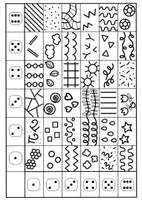 Vorschau - Spiele - Muster Würfeln und Malen Ostern - Seite 1