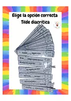 Vista previa - Juegos / Gamificación - Elige la opción correcta tilde diacrítica - Portada