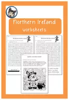 Vorschau - Arbeitsblätter - Nordirland Northern Ireland worksheets, United Kingdom - Deckblatt