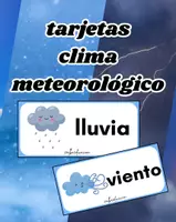 Vista previa - Hojas de trabajo - tarjetas clima meteorologico - Portada