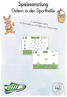 Vorschau - Spiele - Sport - Spielesammlung für den Sportunterricht - Ostern - Deckblatt