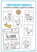 Vista previa - Manualidades / Dibujos para colorear - Libro colorear animales - Tesoros Brillantes - Portada