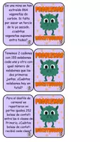 Vista previa - Hojas de trabajo - TARJETAS DE PROBLEMAS MONSTRUOSOS - página 3